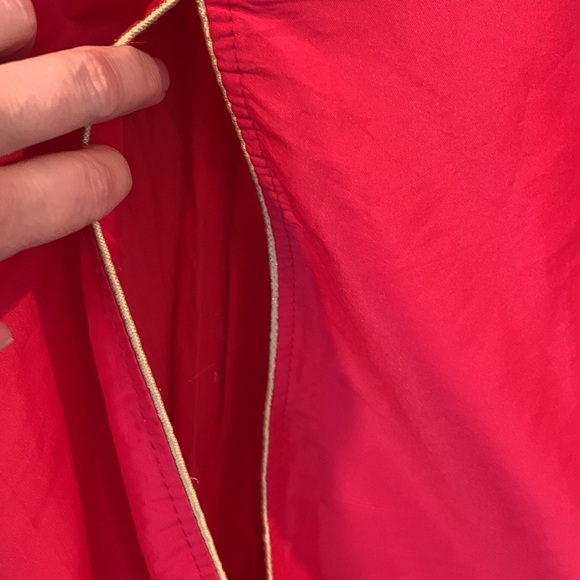 Hot Pink Indian Kaftan Embroidered and Sequined Long Dress Approx Women’s Medium - Picture 4 of 8